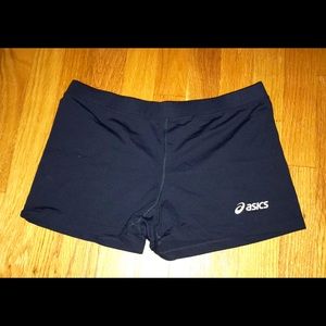 asics spandex volleyball shorts